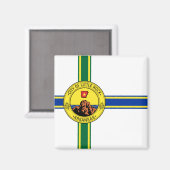 Vlag van Little Rock (Arkansas) Magneet (Voorkant / Achterkant)