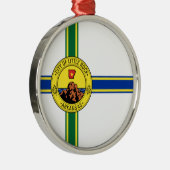 Vlag van Little Rock (Arkansas) Metalen Ornament (Rechts)