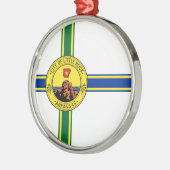 Vlag van Little Rock (Arkansas) Metalen Ornament (Links)