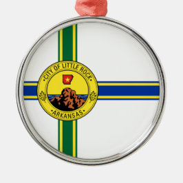 Vlag van Little Rock (Arkansas) Metalen Ornament