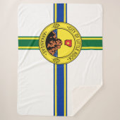 Vlag van Little Rock (Arkansas) Sherpa Deken (Voorkant)