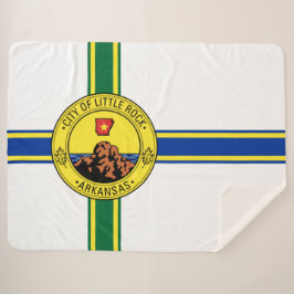 Vlag van Little Rock (Arkansas) Sherpa Deken