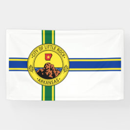 Vlag van Little Rock (Arkansas) Spandoek