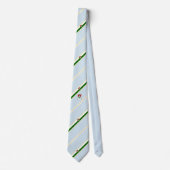 vlag van Ljubljana Stripes Stropdas (Voorkant)