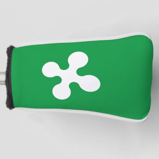 Vlag van Lombardia (Italië) Golfheadcover (Voorkant)