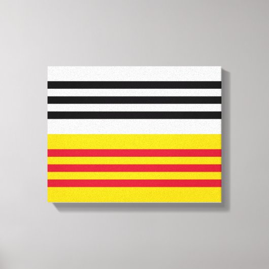 Vlag van Loon op Zand Canvas Afdruk (Voorkant)