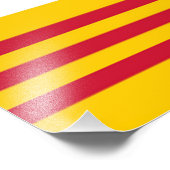 Vlag van Loon op Zand Foto Afdruk (Hoek)