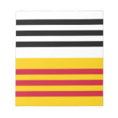 Vlag van Loon op Zand Notitieblok (Voorkant)