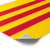 Vlag van Loon op Zand Poster (Hoek)