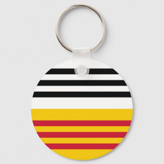 Vlag van Loon op Zand Sleutelhanger (Voorkant)