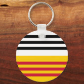 Vlag van Loon op Zand Sleutelhanger (Voorkant)