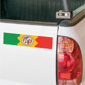 Vlag van Los Angeles (Californië, Verenigde Staten Bumpersticker (Op Truck)