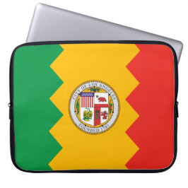 Vlag van Los Angeles (Californië, Verenigde Staten Laptop Sleeve