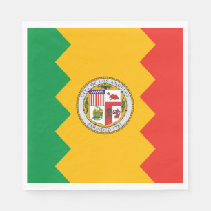 Vlag van Los Angeles (Californië, Verenigde Staten Servet
