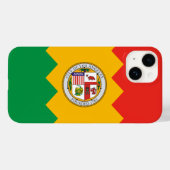 vlag van Los Angeles Case-Mate iPhone Case (Achterkant (horizontaal))