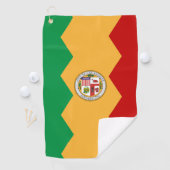 vlag van Los Angeles City Golfhanddoek (Insitu)