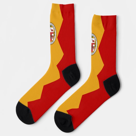 vlag van Los Angeles City Sokken (Links)