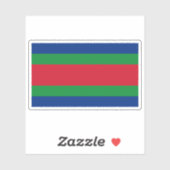 Vlag van Los Chiles, Costa Rica Sticker (Vel)