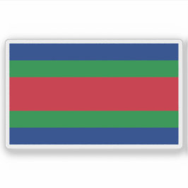 Vlag van Los Chiles, Costa Rica Sticker
