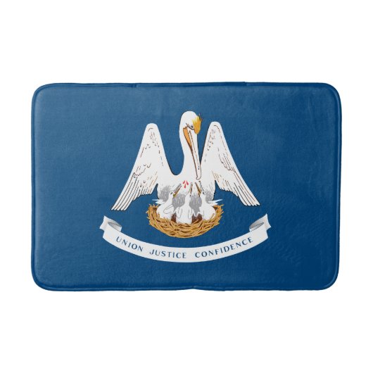 Vlag van Louisiana Badmat (Voorkant)