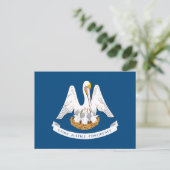 Vlag van Louisiana Briefkaart (Staand voorkant)