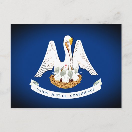 Vlag van Louisiana Briefkaart (Voorkant)