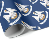 Vlag van Louisiana Cadeaupapier (Rol Hoek)