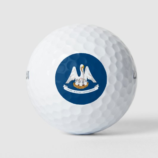 Vlag van Louisiana Golfballen (Voorkant)