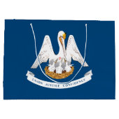 Vlag van Louisiana Groot Cadeauzakje (Achterkant)