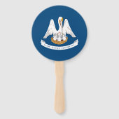 Vlag van Louisiana Handwaaier (Achterkant)