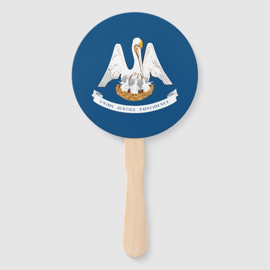 Vlag van Louisiana Handwaaier (Voorkant)