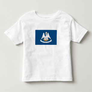 Vlag van Louisiana Kinder Shirts