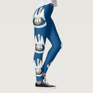 Vlag van Louisiana Leggings