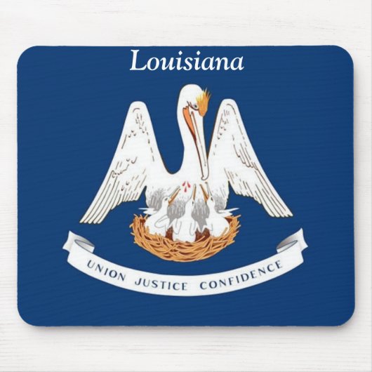 Vlag van Louisiana Muismat (Voorkant)