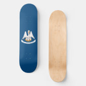 Vlag van Louisiana Persoonlijk Skateboard (Voorkant)