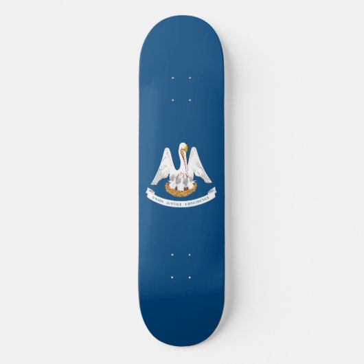 Vlag van Louisiana Persoonlijk Skateboard (Voorkant)