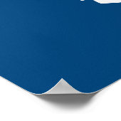 Vlag van Louisiana Poster (Hoek)