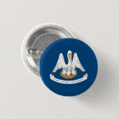 Vlag van Louisiana Ronde Button 3,2 Cm (Voorkant /achterkant)