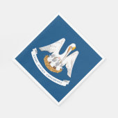 Vlag van Louisiana Servet (Hoek)