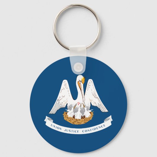 Vlag van Louisiana Sleutelhanger (Voorkant)