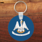 Vlag van Louisiana Sleutelhanger (Voorkant)