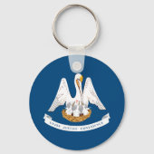 Vlag van Louisiana Sleutelhanger (Achterkant)