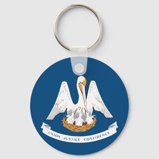 Vlag van Louisiana Sleutelhanger (Voorkant)