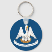 Vlag van Louisiana Sleutelhanger (Achterkant)