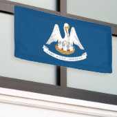 Vlag van Louisiana Spandoek (Buitenkant Gebouw)