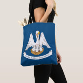 Vlag van Louisiana Tote Bag (Dichtbij)