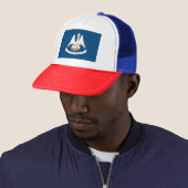 Vlag van Louisiana Trucker Pet (In situ)