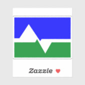 Vlag van Loveland, Colorado Sticker (Vel)