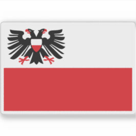 Vlag van Lübeck, Duitsland Sticker