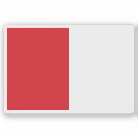 Vlag van Lubumbashi, DR Congo Sticker (Voorkant)